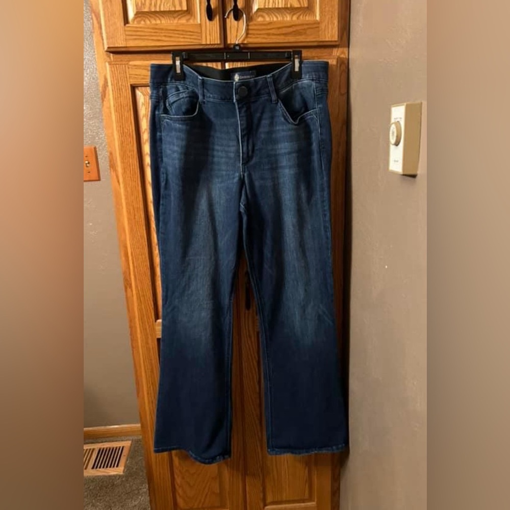 Democracy Sz 16 denim jeans. Ab solution Boot cut